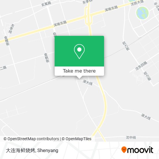 大连海鲜烧烤 map