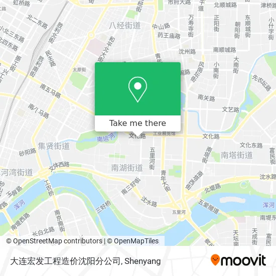 大连宏发工程造价沈阳分公司 map