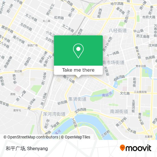 和平广场 map
