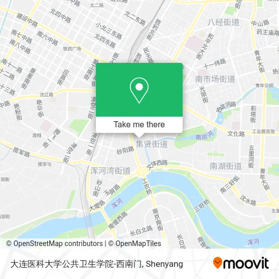 大连医科大学公共卫生学院-西南门 map