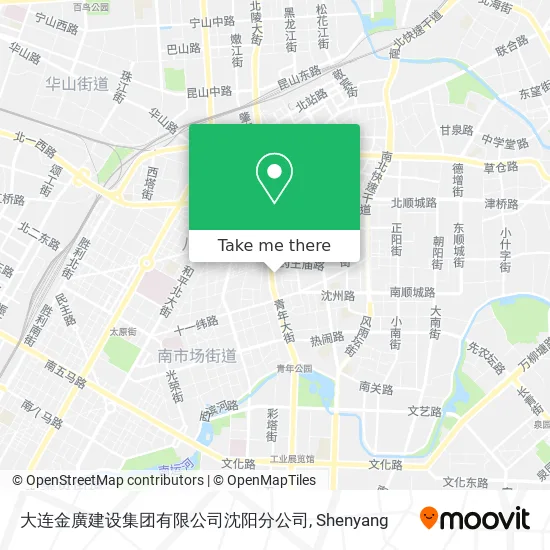 大连金廣建设集团有限公司沈阳分公司 map