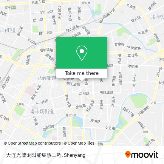 大连光威太阳能集热工程 map