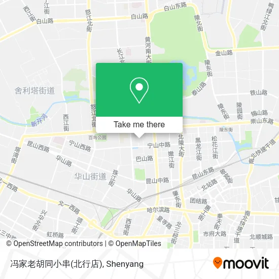 冯家老胡同小串(北行店) map