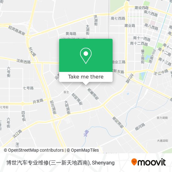 博世汽车专业维修(三一新天地西南) map