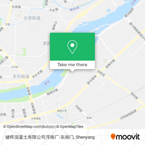 健晖混凝土有限公司浑南厂-东南门 map