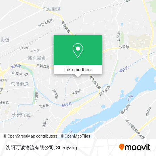 沈阳万诚物流有限公司 map