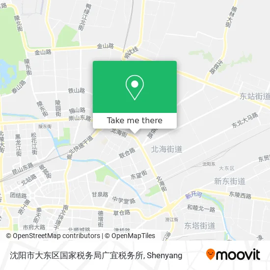沈阳市大东区国家税务局广宜税务所 map