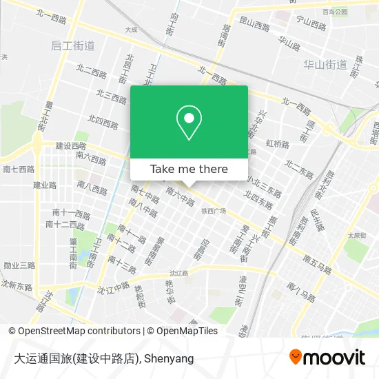 大运通国旅(建设中路店) map
