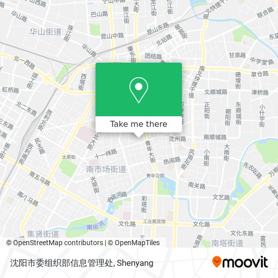 沈阳市委组织部信息管理处 map