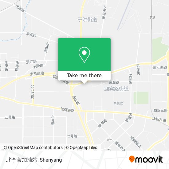 北李官加油站 map