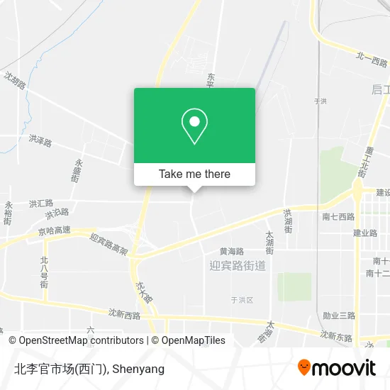 北李官市场(西门) map