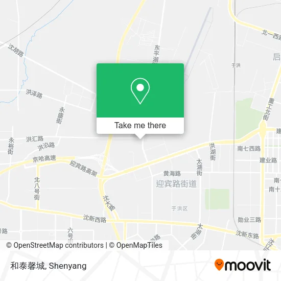 和泰馨城 map