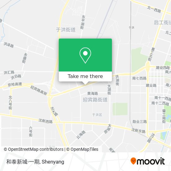 和泰新城-一期 map