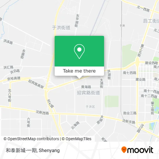 和泰新城-一期 map