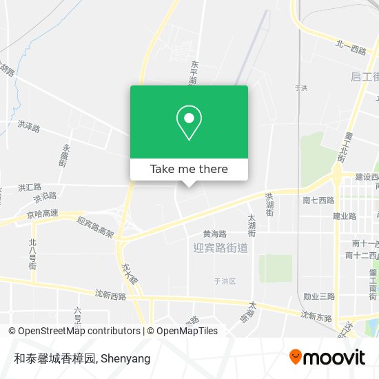 和泰馨城香樟园 map
