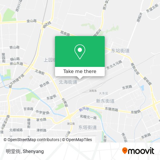 明堂街 map
