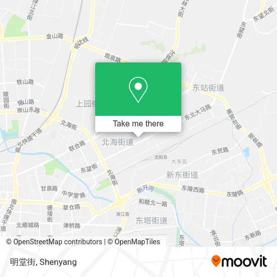 明堂街 map