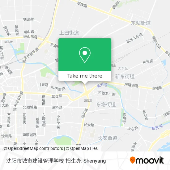 沈阳市城市建设管理学校-招生办 map