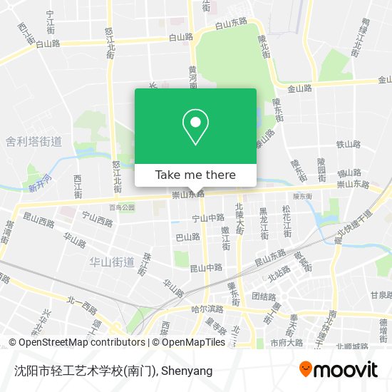 沈阳市轻工艺术学校(南门) map