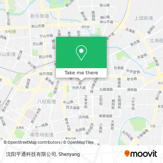 沈阳平通科技有限公司 map