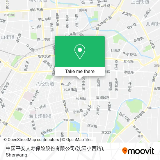 中国平安人寿保险股份有限公司(沈阳小西路) map