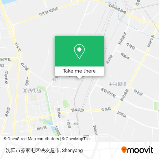 沈阳市苏家屯区铁友超市 map
