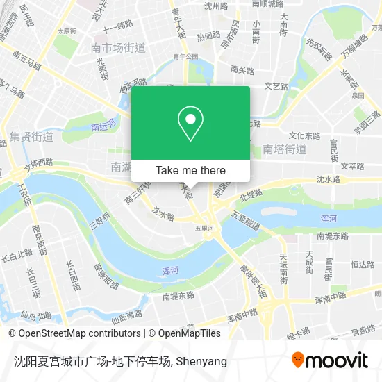 沈阳夏宫城市广场-地下停车场 map