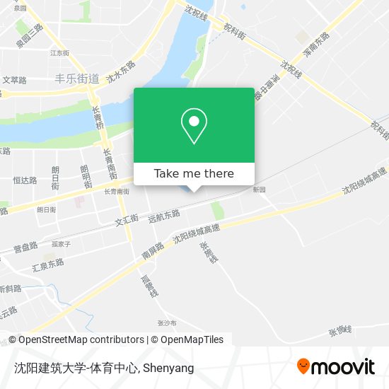 沈阳建筑大学-体育中心 map