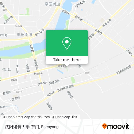 沈阳建筑大学-东门 map