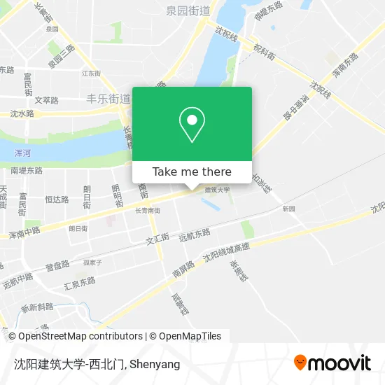 沈阳建筑大学-西北门 map