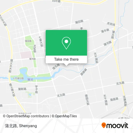 蒲北路 map