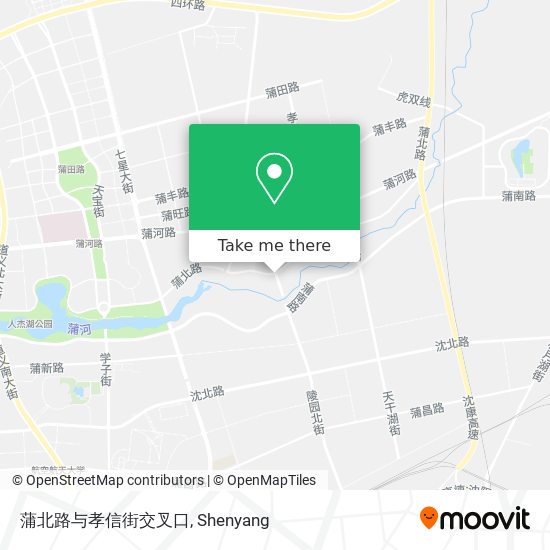 蒲北路与孝信街交叉口 map