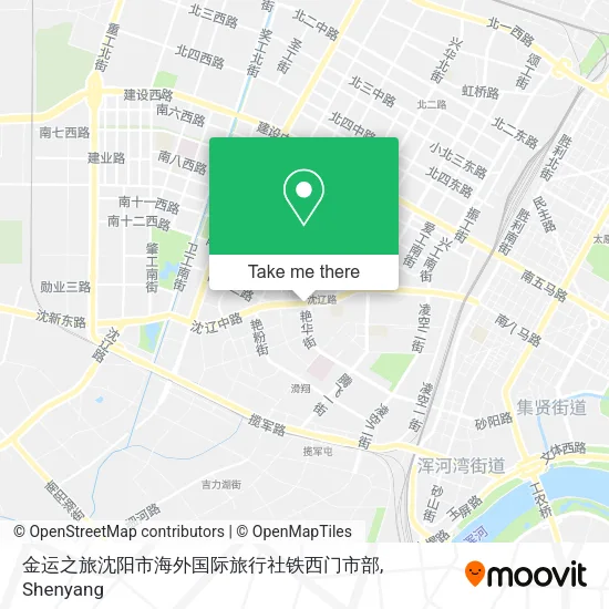 金运之旅沈阳市海外国际旅行社铁西门市部 map