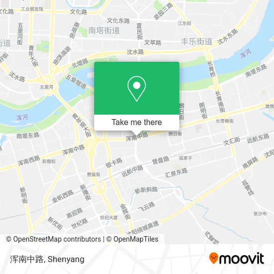浑南中路 map