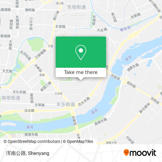 浑南公路 map
