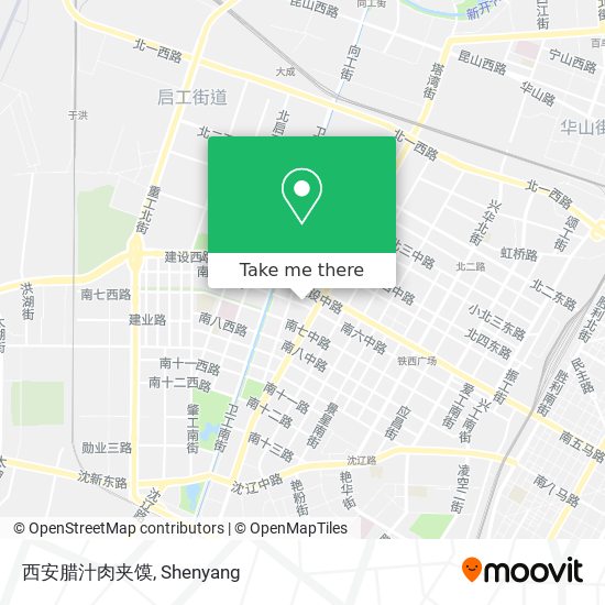 西安腊汁肉夹馍 map