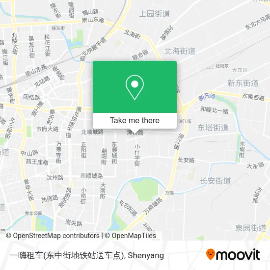 一嗨租车(东中街地铁站送车点) map