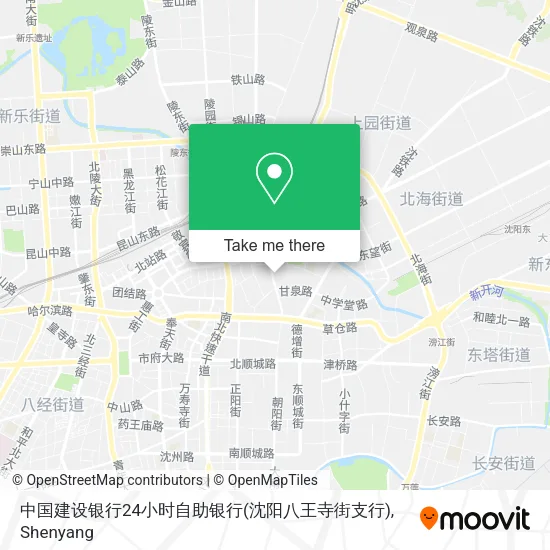 中国建设银行24小时自助银行(沈阳八王寺街支行) map