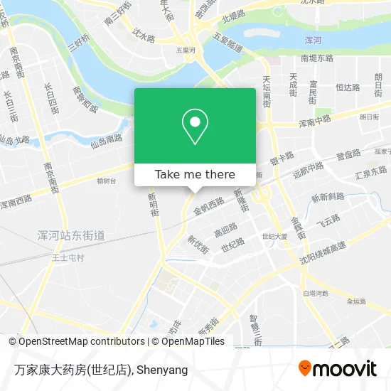 万家康大药房(世纪店) map
