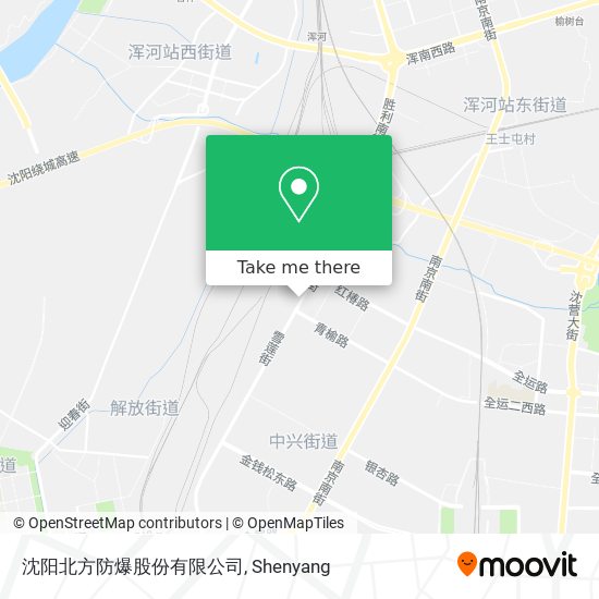 沈阳北方防爆股份有限公司 map