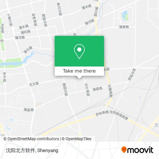沈阳北方软件 map