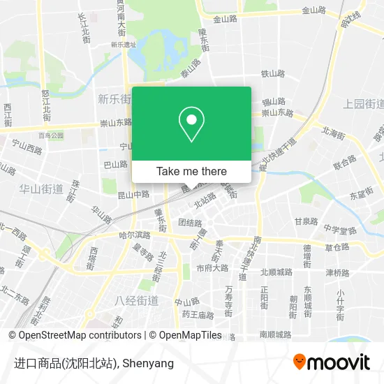 进口商品(沈阳北站) map