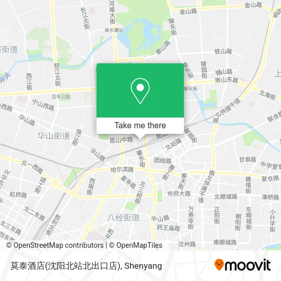莫泰酒店(沈阳北站北出口店) map