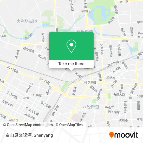 泰山原浆啤酒 map