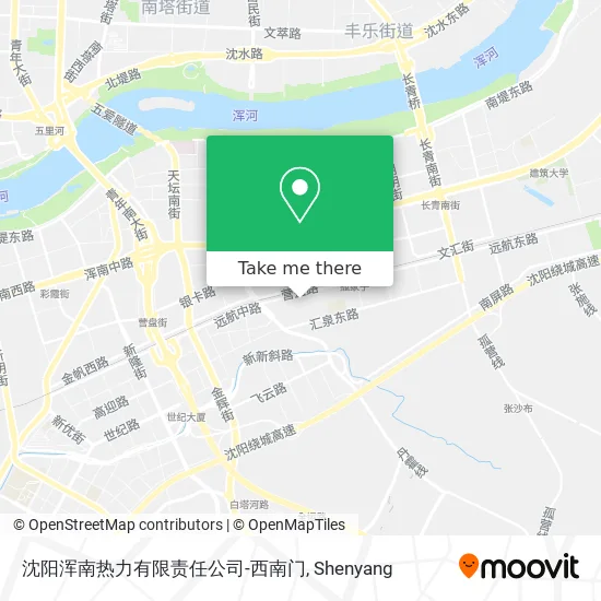 沈阳浑南热力有限责任公司-西南门 map