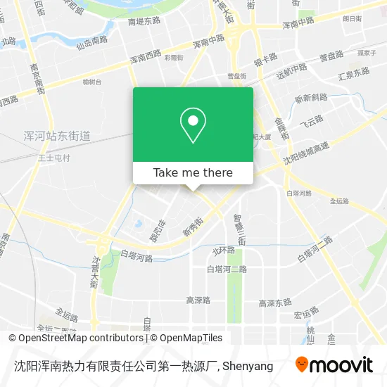 沈阳浑南热力有限责任公司第一热源厂 map