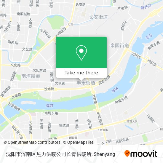 沈阳市浑南区热力供暖公司长青供暖所 map