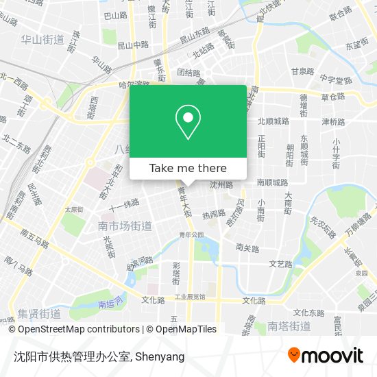 沈阳市供热管理办公室 map