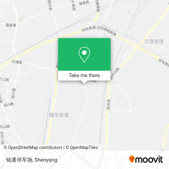 铭通停车场 map