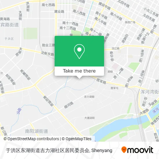 于洪区东湖街道吉力湖社区居民委员会 map